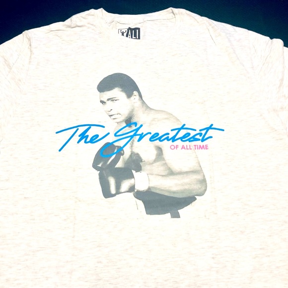 Muhammed Ali the Greatest of All Time Tee sz XL Gray T-Shirt Boxer - Picture 5 of 5